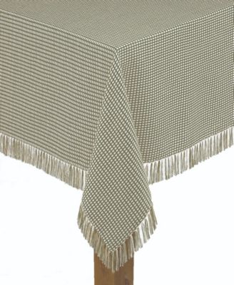 Lintex - Homespun Sage 100% Cotton Tablecloth 52"X70"