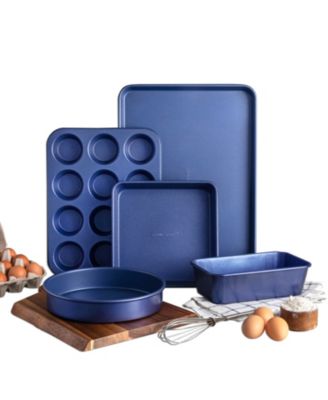 GraniteStone - Gotham Steel Pro 0.8MM Gauge Diamond and Mineral Infused Nonstick 5-Pc. Bakeware Set