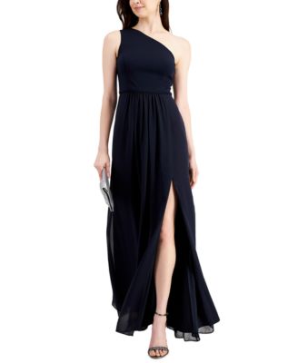 Adrianna Papell - One-Shoulder Chiffon Gown