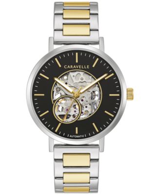 Caravelle - Men's Automatic Two-Tone Stainless Steel Bracelet Watch 39.5mm