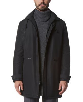 Marc New York - Men's Merrimack City Rain Topper with Removable Hood