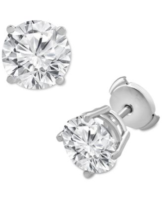 Badgley Mischka - Certified Lab Grown Diamond Stud Earrings (6 ct. t.w.) in 14k Gold
