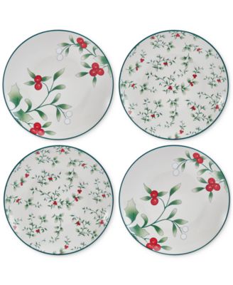 Winterberry - Appetizer Plates, Set of 4