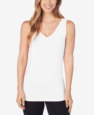 Cuddl Duds - Petite Softwear with Stretch Reversible Tank Top
