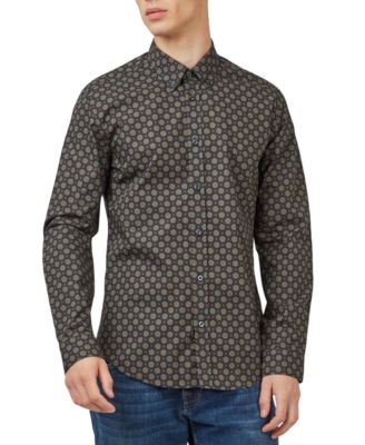 Ben Sherman - Men's Foulard Long-Sleeve Shirt
