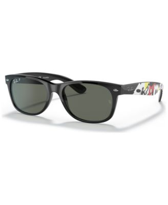 Ray-Ban - Polarized Sunglasses, RB2132 55 NEW WAYFARER