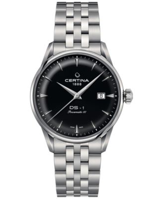 Certina - Men's Swiss Automatic DS-1 Stainless Steel Bracelet Watch 40mm