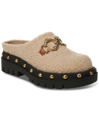 Circus NY by Sam Edelman - Women's Annie Slip-On Studded Lug Sole Clog Flats