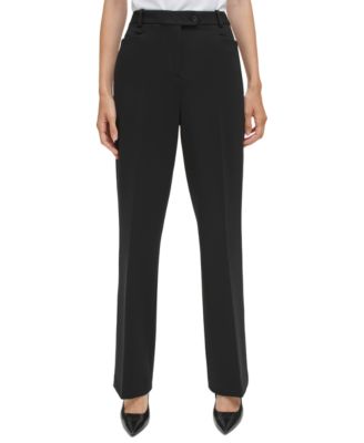 Calvin Klein - Women's High-Rise Modern Fit Pants