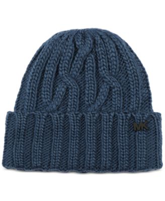 Michael Kors - Men's Plaited Cable-Knit Cuffed Hat
