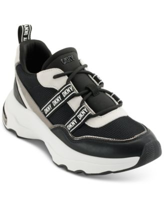 DKNY - Women's Justine Lace-Up Slip-On Sneakers
