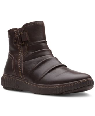 Clarks - Women's Caroline Orchid Ruched Booties