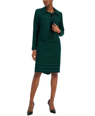 Nipon Boutique - Women's Houndstooth Jacket & Dress Set