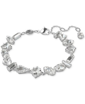 Swarovski - Rhodium-Plated Mixed Crystal Flex Bracelet
