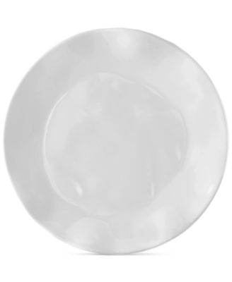 Q Squared - QSquared Ruffle White Melamine Salad Plate