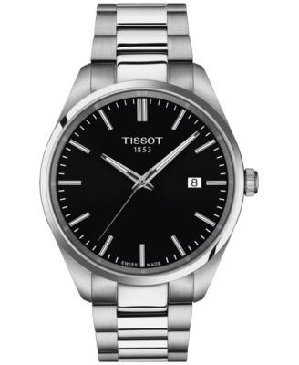 Tissot - Men's Swiss PR 100 Stainless Steel Bracelet Watch 40mm