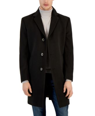 Nautica - Men's Regular-Fit Camber Wool-Blend Overcoat