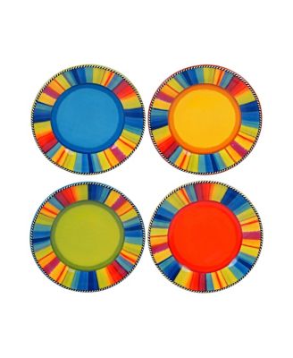 Certified International - Sierra 4-Pc. Salad Plates asst.