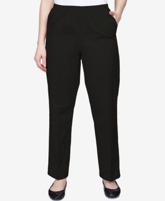 Alfred Dunner - High-Rise Pull-On Pants