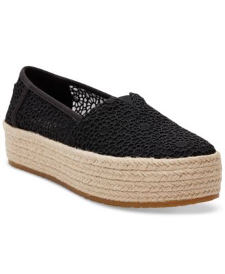 TOMS - Women's Valencia Canvas Platform Espadrilles