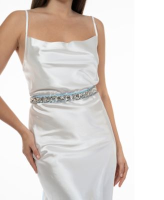 Bellissima Millinery Collection - Women's Rhinestone Bridal Sash Belt