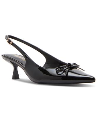 Madden Girl - Vogue Bow Slingback Kitten-Heel Pumps