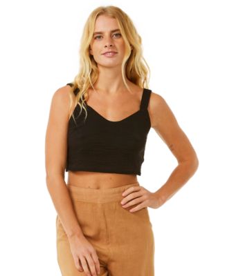 Rip Curl - Juniors' Surf Cotton Sleeveless Crop Top
