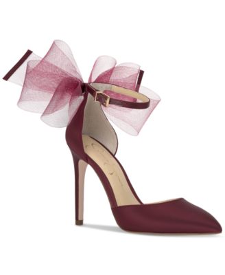 Jessica Simpson - Women's Phindies Bow Ankle-Strap Pumps