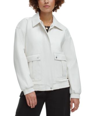 Levi's - Women's Faux Leather Dad Bomber Jacket