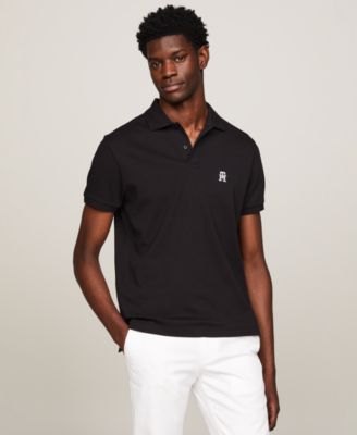 Tommy Hilfiger - Men's Short Sleeve Interlock Monogram Polo Shirt