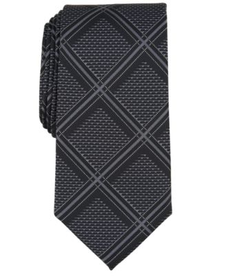 Perry Ellis - Men's Bannos Large Grid Tie