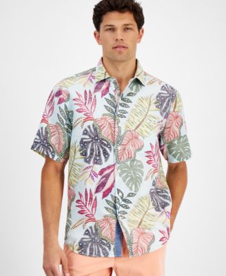 Tommy Bahama - Men's Retro Vines Short Sleeve Button-Front Printed Shirt
