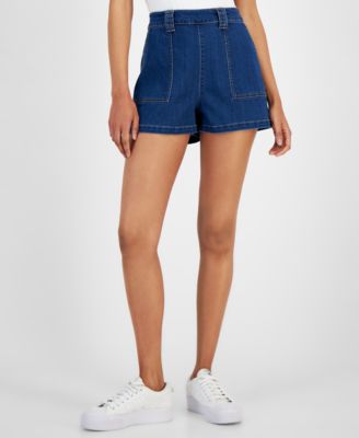 Tinseltown - Juniors' High-Rise Pull-On Hot Shorts