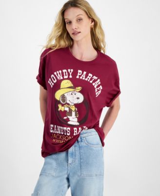 Grayson Threads, The Label - Juniors' Snoopy Cowboy T-shirt