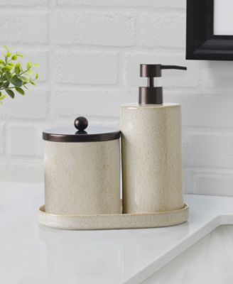 Lavender and Sage - 3-Pc. Bathroom Accessory Set