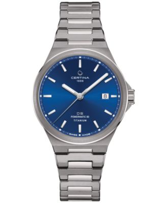 Certina - Unisex Swiss Automatic DS-7 Powermatic 80 Titanium Bracelet Watch 39mm