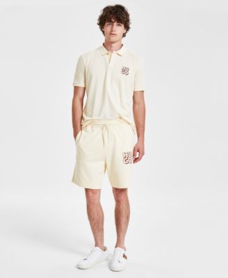 Hugo Boss - Men's Doscodule 10261772 01 Regular-Fit Logo-Print 8" Drawstring Shorts