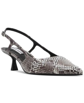 Steve Madden - Women's Legaci-R Kitten-Heel Slingback Pumps