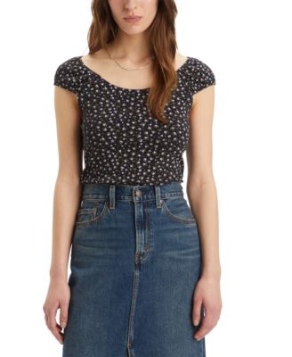 Levi's - Women's Lucille Crewneck Cotton Short-Sleeve Top