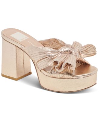 Dolce Vita - Women's Blare Platform Bow Dress Sandals