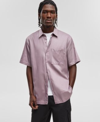 Mode of One - Men's Relaxed-Fit Button-Down Shirt