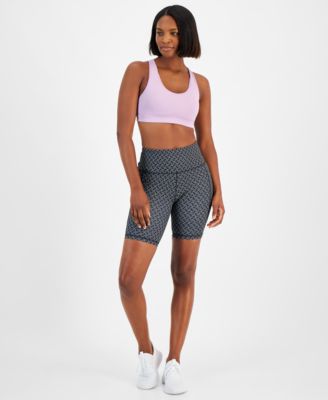 ID Ideology - Women's Zig-Zag-Print Bike Shorts