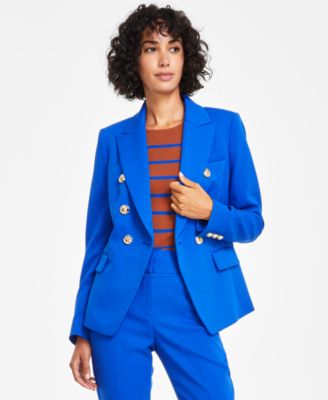 Tahari ASL - Women's One Button Double Breasted Blazer