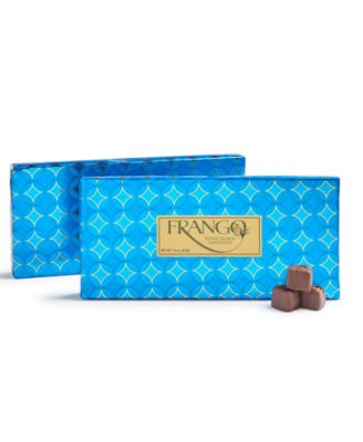 Frango Chocolates - Holiday 1 lb. Wrapped Box of Toffee Crunch Milk Chocolates, 2 Pack