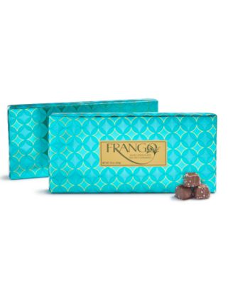 Frango Chocolates - Holiday 1 lb. Wrapped Box of Sea Salt Caramel Milk Chocolates, 2 Pack