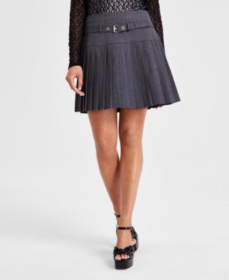 Bar III - Women's Pleated Mini Skirt