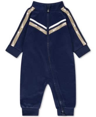 Nike - Baby Boys Logo-Taped Piqu&eacute; Coverall