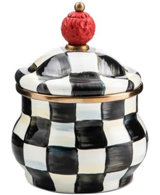 Mackenzie-Childs - Courtly Check Lidded Sugar Bowl