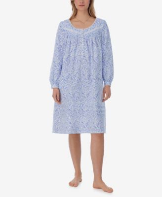 Eileen West - Women's Cotton Lace-Trim Waltz Nightgown