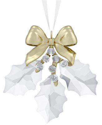 Swarovski - Crystal Holly Bough Ornament